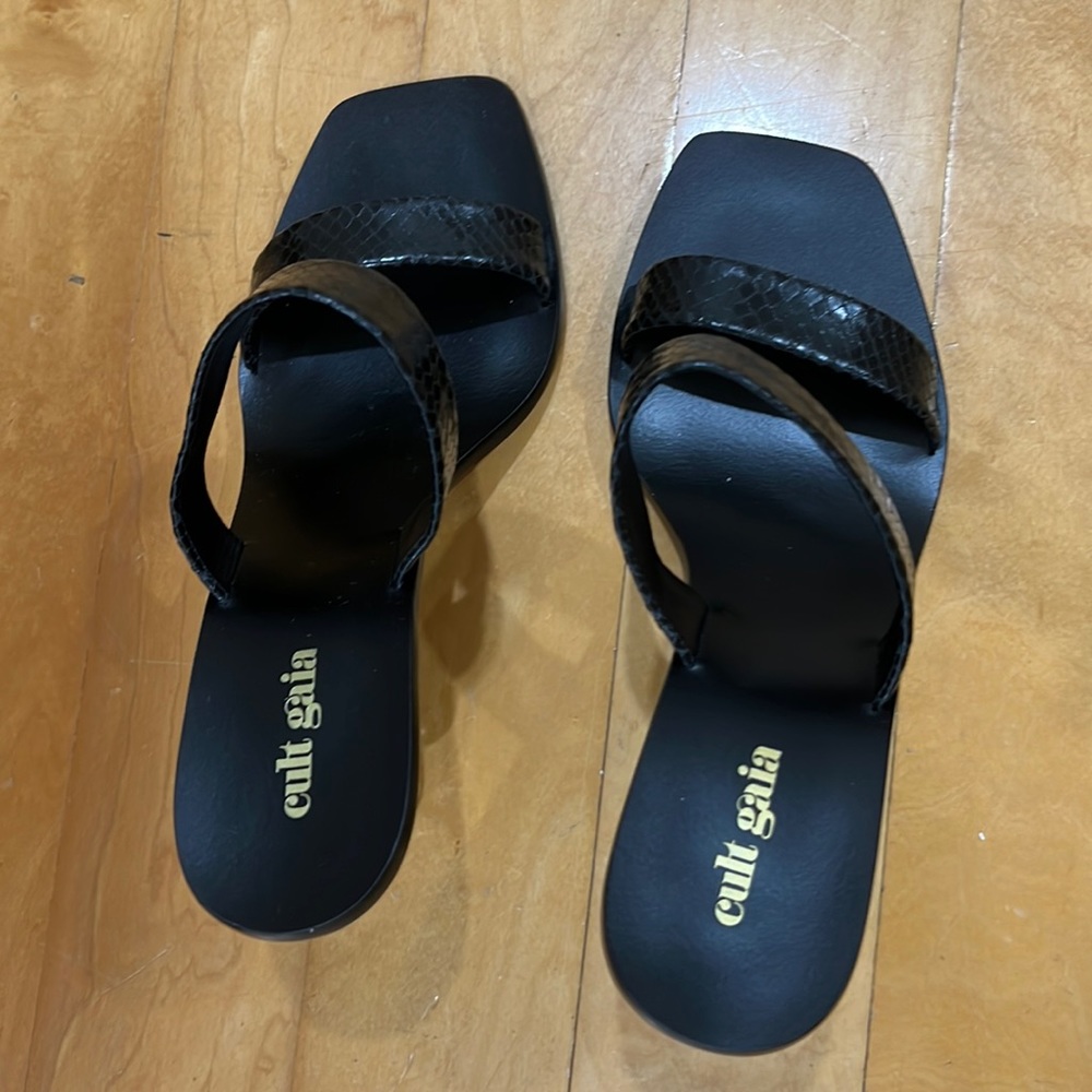 Never worn cult Gaia sandals size 38.5